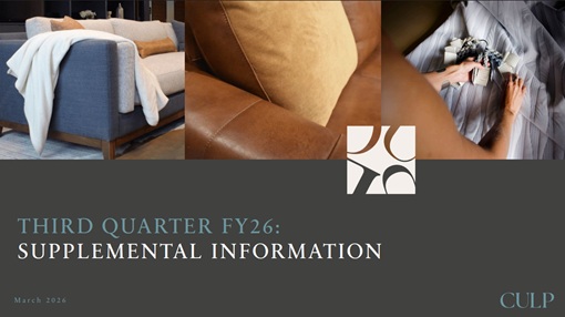 Q3 Fiscal 2026 Supplemental Information